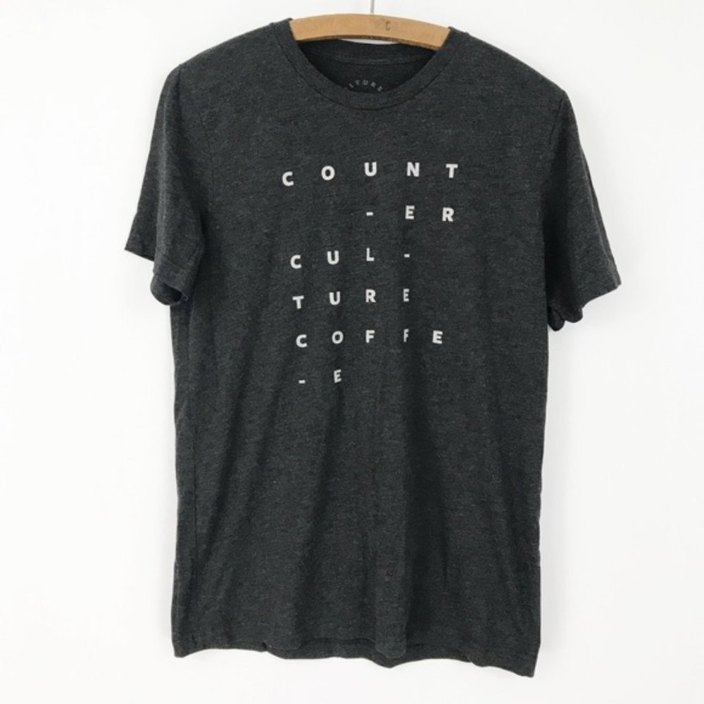 Counter Culture Coffee Heather Grey Shirt